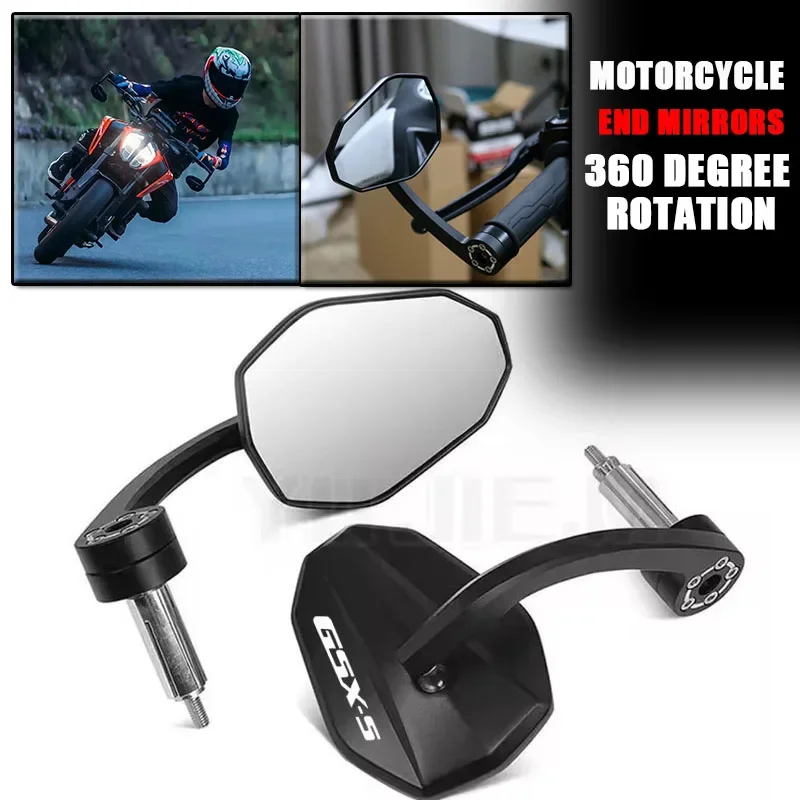 Motorcycle Mirrors for Suzuki GSX-S 750 GSX-S1000 GSXS 1000GT | CNC 6061 Aluminum, HD Anti-Vibration Bar End Set w/Rubber Covers
Motorcycle Mirrors for Suzuki GSX-S 750 GSX-S1000 GSXS 1000GT | CNC 6061 Aluminum, HD Anti-Vibration Bar End Set w/Rubber Covers