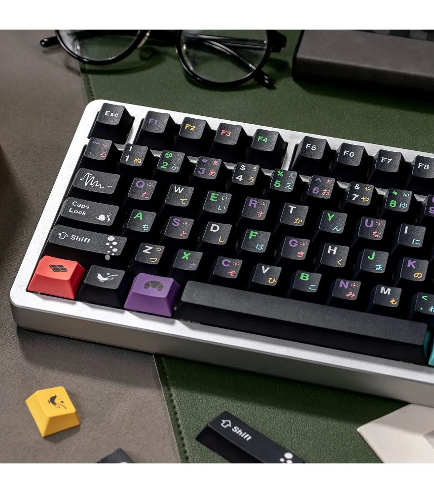 Blueberry/Black Donut Keycap 136 Keys PBT Sublimation Original Wooting/Step Mechanical Keyboard from magnetic axis
Blueberry/Black Donut Keycap 136 Keys PBT Sublimation Original Wooting/Step Mechanical Keyboard from magnetic axis