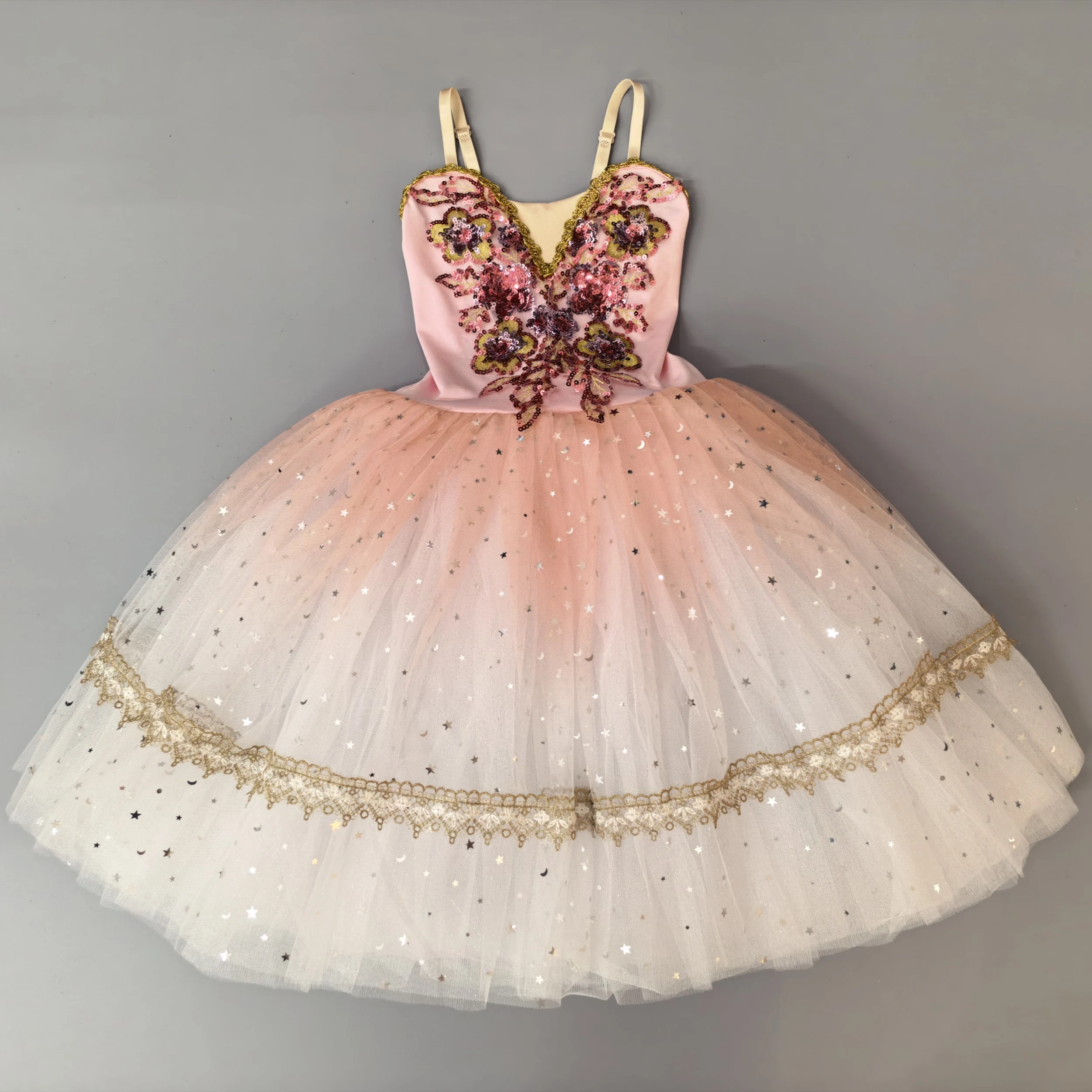 Flower Sequin Romantic Ballet Tutu Skirt Long Performance Dress Little Swan Lake Ballerina Dress For Girls Tutu Ballet Dress
Flower Sequin Romantic Ballet Tutu Skirt Long Performance Dress Little Swan Lake Ballerina Dress For Girls Tutu Ballet Dress
