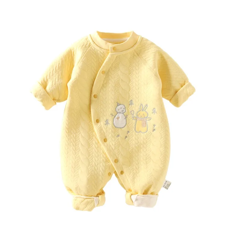 Infant Cotton Jumpsuits Baby Romper Footies Pyjamas For 0-24M Newborn Girl Boy Clothes Long Sleeves Buttons Overalls
Infant Cotton Jumpsuits Baby Romper Footies Pyjamas For 0-24M Newborn Girl Boy Clothes Long Sleeves Buttons Overalls