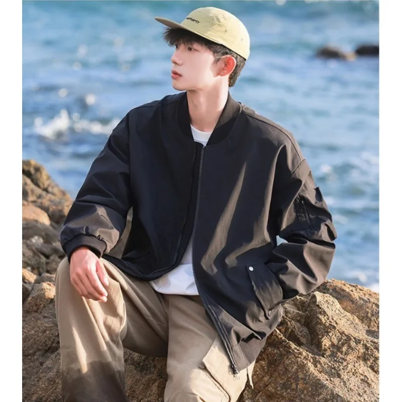 EiAO Jacket Baseball Collar Men Women Minimalist Aviator Style Waterproof Windproof Multi-Pocket Casual Coat for Outdoor 2025
EiAO Jacket Baseball Collar Men Women Minimalist Aviator Style Waterproof Windproof Multi-Pocket Casual Coat for Outdoor 2025