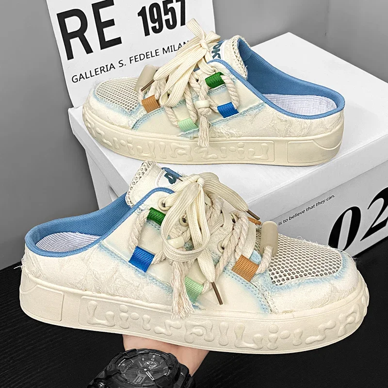 Mens Slippers Casual Outdoor Shoes Breathable Summer Sneakers Walking Hiking Luxury Designer Fashion Loafers House Slides
Mens Slippers Casual Outdoor Shoes Breathable Summer Sneakers Walking Hiking Luxury Designer Fashion Loafers House Slides