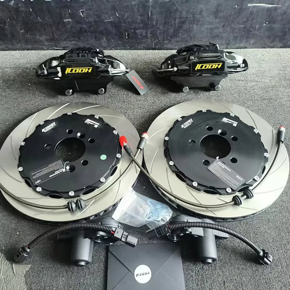 High Quality DT48 Steel Disc Rear 380X28 4-piston brake caliper kit fits for BMW i8 Coupe (I12) 2014+
High Quality DT48 Steel Disc Rear 380X28 4-piston brake caliper kit fits for BMW i8 Coupe (I12) 2014+