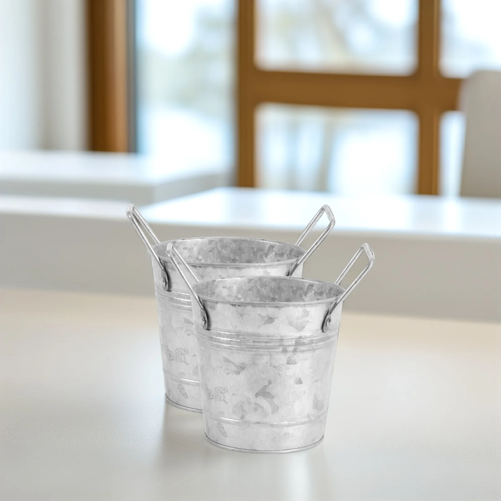 2pcs Galvanized Flower Bucket Retro Tin Planter Vase Garden Container Decorative Metal Vases Plant Decor
2pcs Galvanized Flower Bucket Retro Tin Planter Vase Garden Container Decorative Metal Vases Plant Decor
