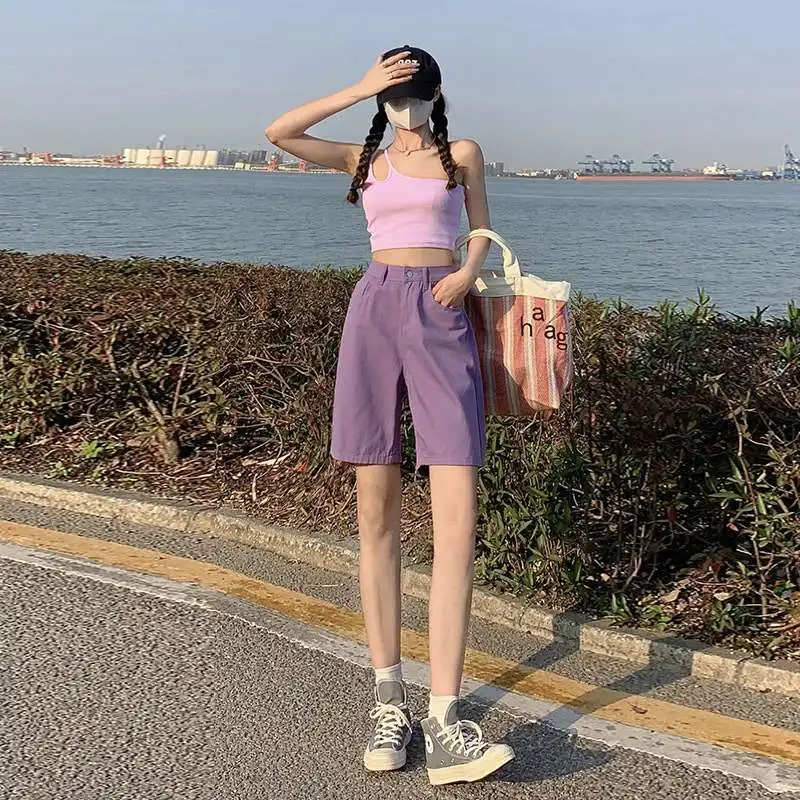High Waist Fivepoint Denim orts for Women Summer New Sle Cleanfit Straight Leg mid Stretch PU Fabric Ladies Jeans
High Waist Fivepoint Denim orts for Women Summer New Sle Cleanfit Straight Leg mid Stretch PU Fabric Ladies Jeans