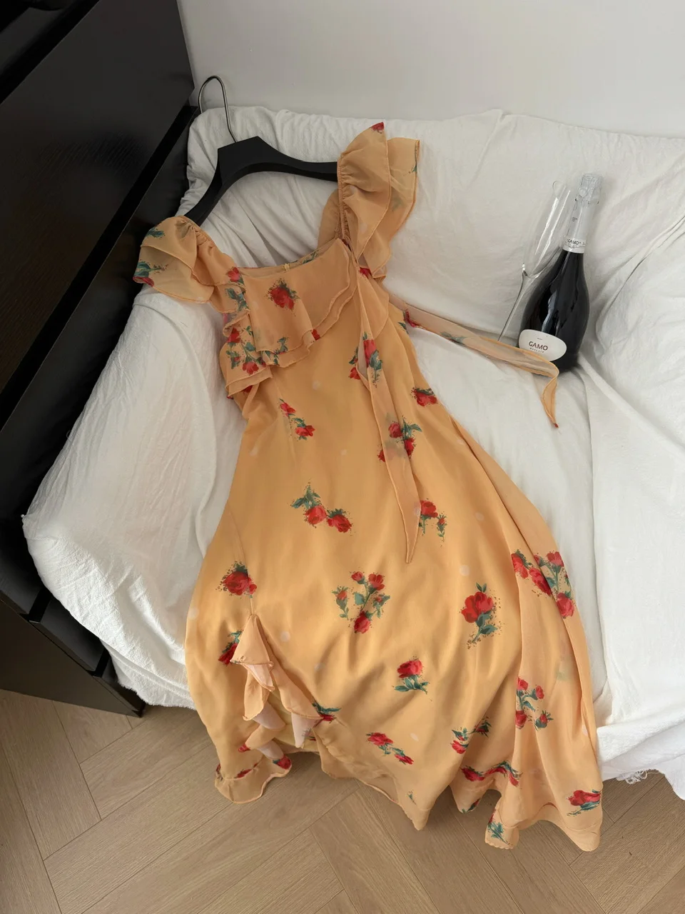 Elegant print ruffle square neck Spliced Split Dress Chic Party Vestidos High Waist Basic Women Hip Wrap Dress
Elegant print ruffle square neck Spliced Split Dress Chic Party Vestidos High Waist Basic Women Hip Wrap Dress