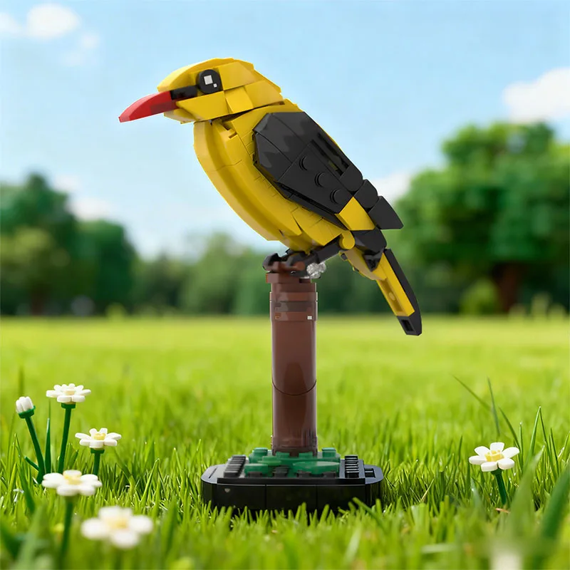 189PCS MOC Building Block Toy Animal Model GoldenOriole Bird Model Bricks Assembly Toys Xmas Birthday Gift for Kids and Adults
189PCS MOC Building Block Toy Animal Model GoldenOriole Bird Model Bricks Assembly Toys Xmas Birthday Gift for Kids and Adults