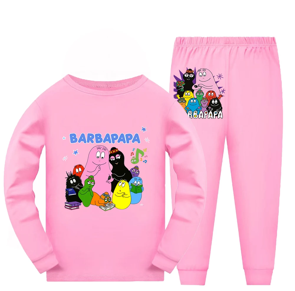 Пижамный костюм для девочек, детские футболки Barbapapa, комплект со штанами, хлопковая одежда Barbamama для девочек, детская одежда для сна с героями мультфильмов в подарок
Пижамный костюм для девочек, детские футболки Barbapapa, комплект со штанами, хлопковая одежда Barbamama для девочек, детская одежда для сна с героями мультфильмов в подарок
