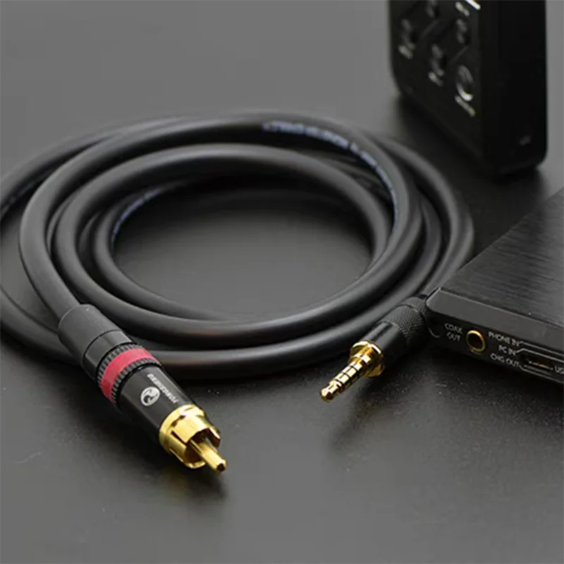 HIFI 3.5mm To RCA SPDIF Coaxial Digital Audio Cable For Fiio X7 X3K X5K X3 X5 1st 2nd 3rd M9 M11 M15 E17 X5II X3II TempoTec V1
HIFI 3.5mm To RCA SPDIF Coaxial Digital Audio Cable For Fiio X7 X3K X5K X3 X5 1st 2nd 3rd M9 M11 M15 E17 X5II X3II TempoTec V1