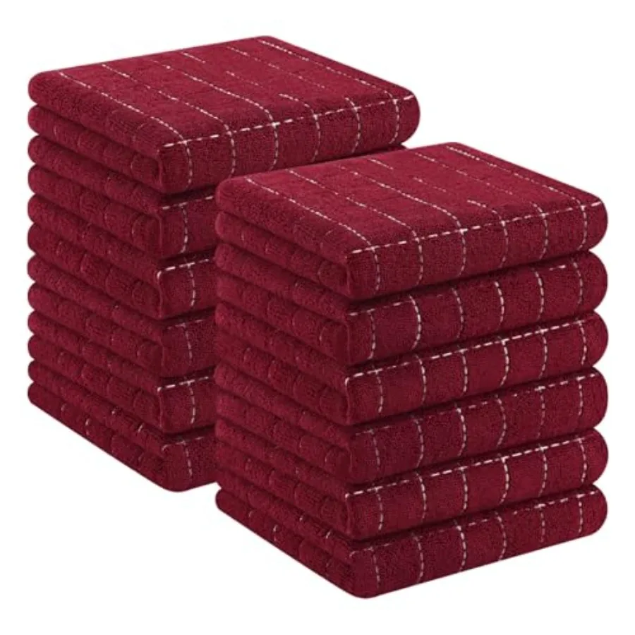 100% Cotton Terry Kitchen Towels inches Checke Designed Soft and Super Absorbent Dish Towels 12 Pack
100% Cotton Terry Kitchen Towels inches Checke Designed Soft and Super Absorbent Dish Towels 12 Pack