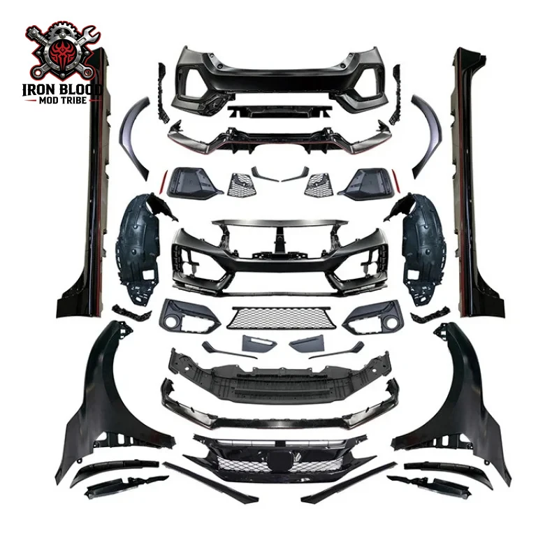 Suitable For 2020 Type-R Style 1-1 Wide Body Kit s CIVICs Sedan 2016-2022
Suitable For 2020 Type-R Style 1-1 Wide Body Kit s CIVICs Sedan 2016-2022