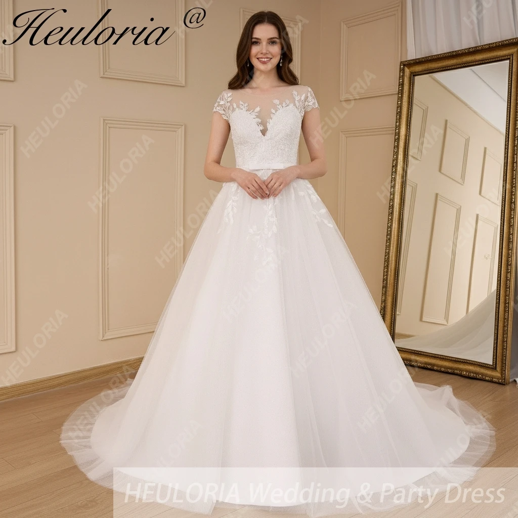 Элегантное свадебное платье трапециевидной формы с кружевной аппликацией, платье невесты с блестящей тюлевой юбкой, robe de mariee, свадебное платье трапециевидной формы
Элегантное свадебное платье трапециевидной формы с кружевной аппликацией, платье невесты с блестящей тюлевой юбкой, robe de mariee, свадебное платье трапециевидной формы