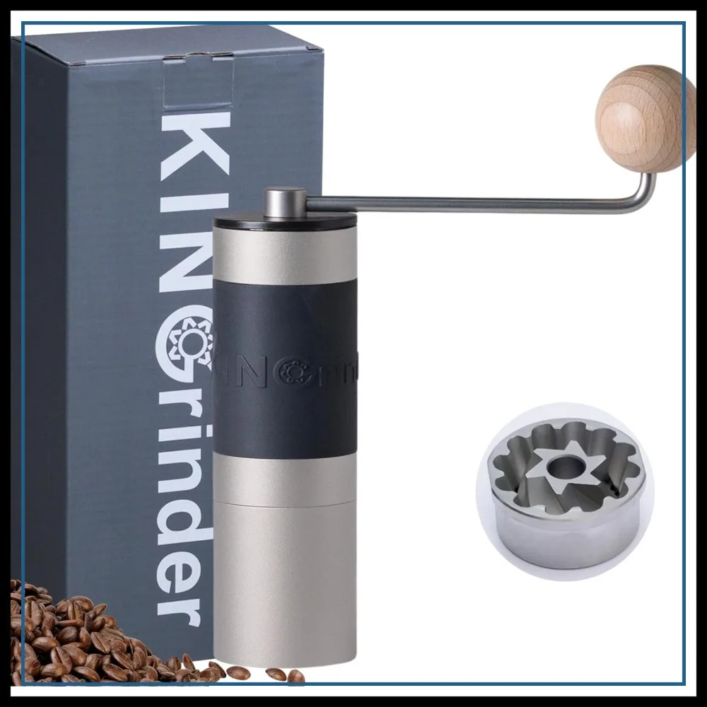 Manual Hand Coffee Grinder with Straight Handle for French Press, Drip, Espresso, Stainless Steel Conical Burr, 20-25g Capacity
Manual Hand Coffee Grinder with Straight Handle for French Press, Drip, Espresso, Stainless Steel Conical Burr, 20-25g Capacity