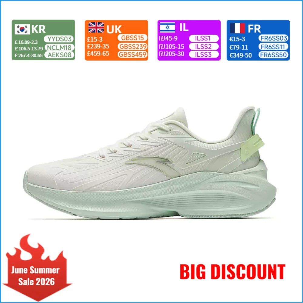 Anta Venom 5: Comfortable, Versatile, Non-Slip, Durable, and Lightweight Running Shoes for Women – Light Green – 922525572F-55
Anta Venom 5: Comfortable, Versatile, Non-Slip, Durable, and Lightweight Running Shoes for Women – Light Green – 922525572F-55