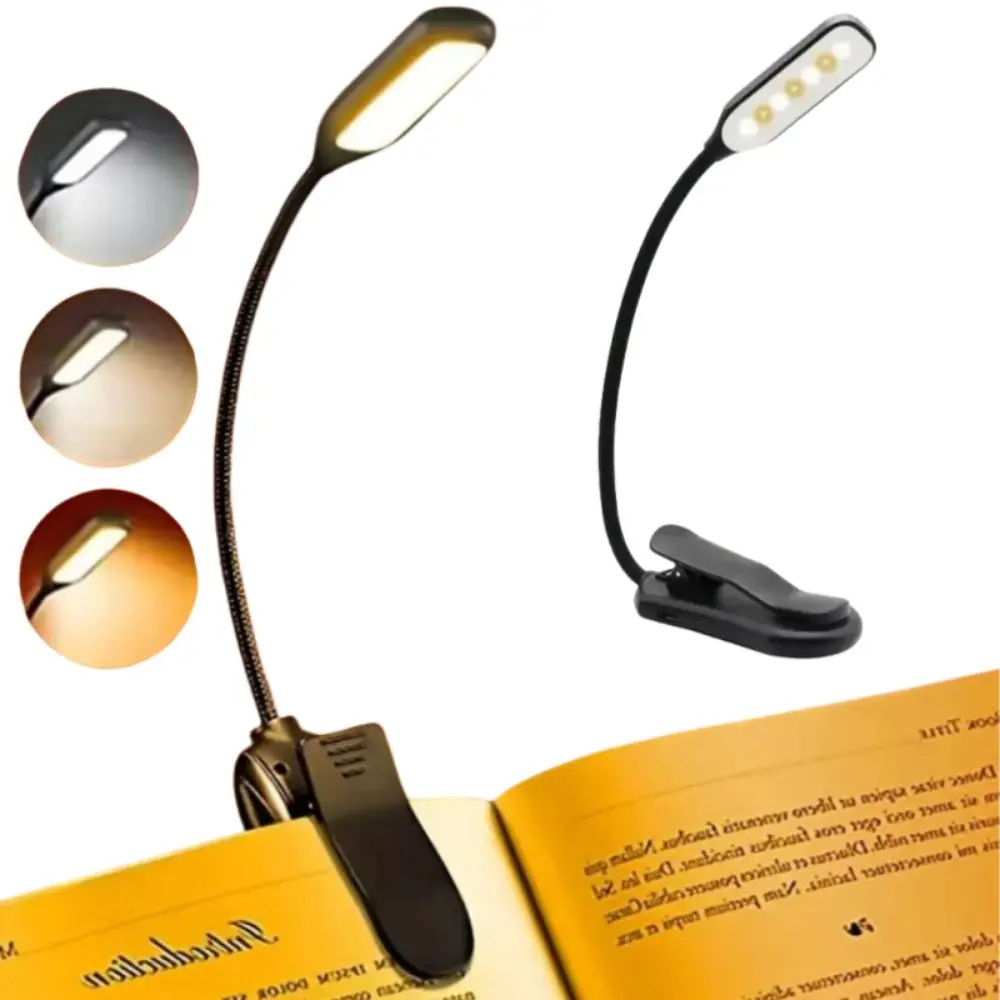 2025 New LED Reading Lamp No Harm To Eyes Three-Speed Dimming Bedside Lamp With Clip Portable Piano Score Lamp Night lighting
2025 New LED Reading Lamp No Harm To Eyes Three-Speed Dimming Bedside Lamp With Clip Portable Piano Score Lamp Night lighting
