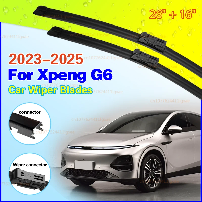 For Xpeng G6 2023 2024 2025 26"+16" Front Windscreen Brush Windshield Window Wiper Blades Accessories Rubber
For Xpeng G6 2023 2024 2025 26"+16" Front Windscreen Brush Windshield Window Wiper Blades Accessories Rubber