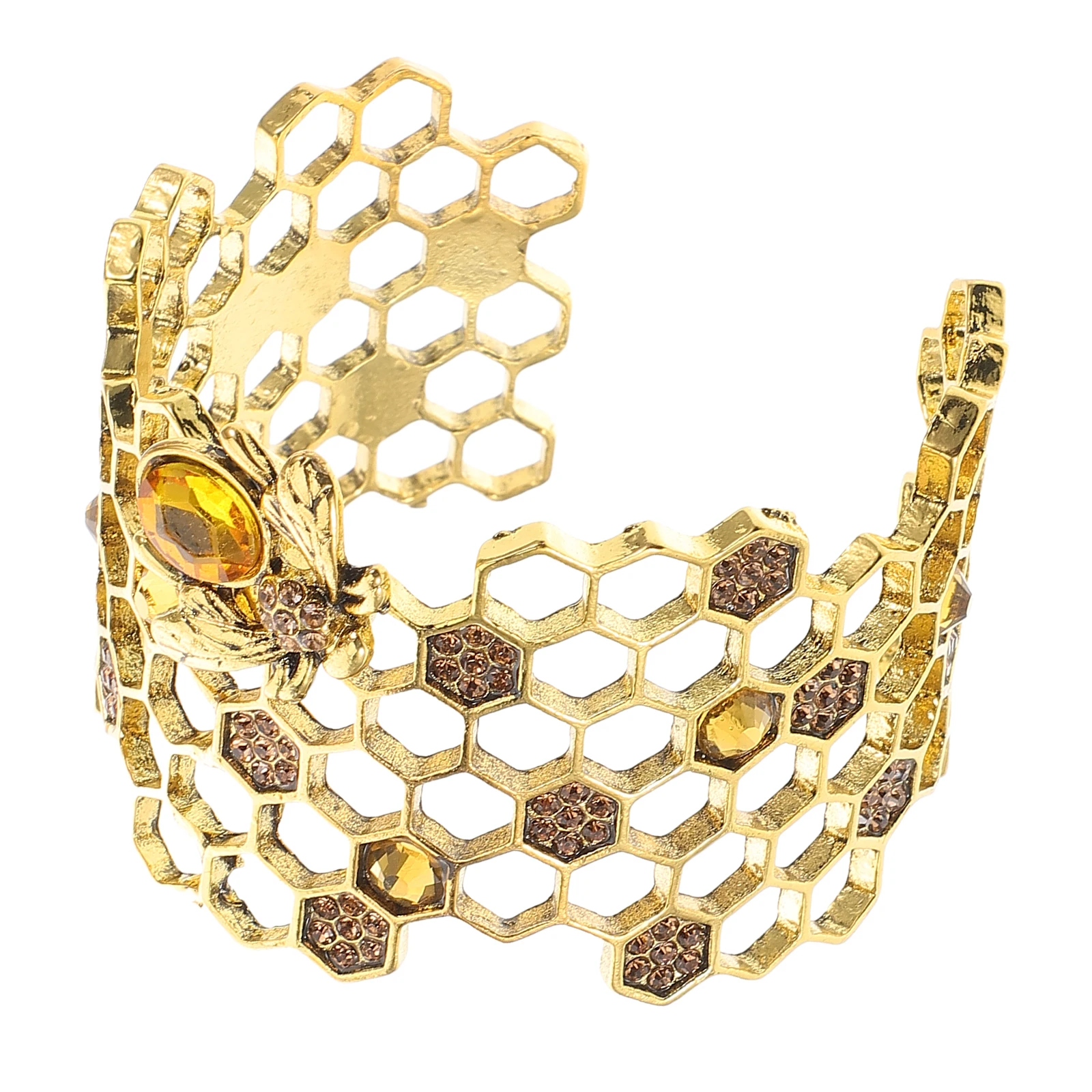 Metal Alloy Bee Bangle Adjustable Open Cuff Bracelet Elegant Bee Jewelry for Women Cocktail Party Wear Bracelet Aesthetic
Metal Alloy Bee Bangle Adjustable Open Cuff Bracelet Elegant Bee Jewelry for Women Cocktail Party Wear Bracelet Aesthetic