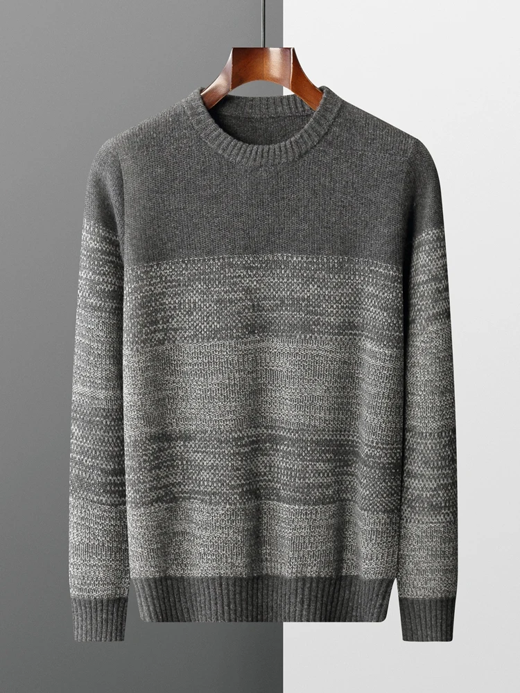 New Men O-neck Cashmere Sweater Autumn Winter 100% Merino Wool Pullover Soft Think Warm Vintage Knitwear Casual Jumpers Tops
New Men O-neck Cashmere Sweater Autumn Winter 100% Merino Wool Pullover Soft Think Warm Vintage Knitwear Casual Jumpers Tops