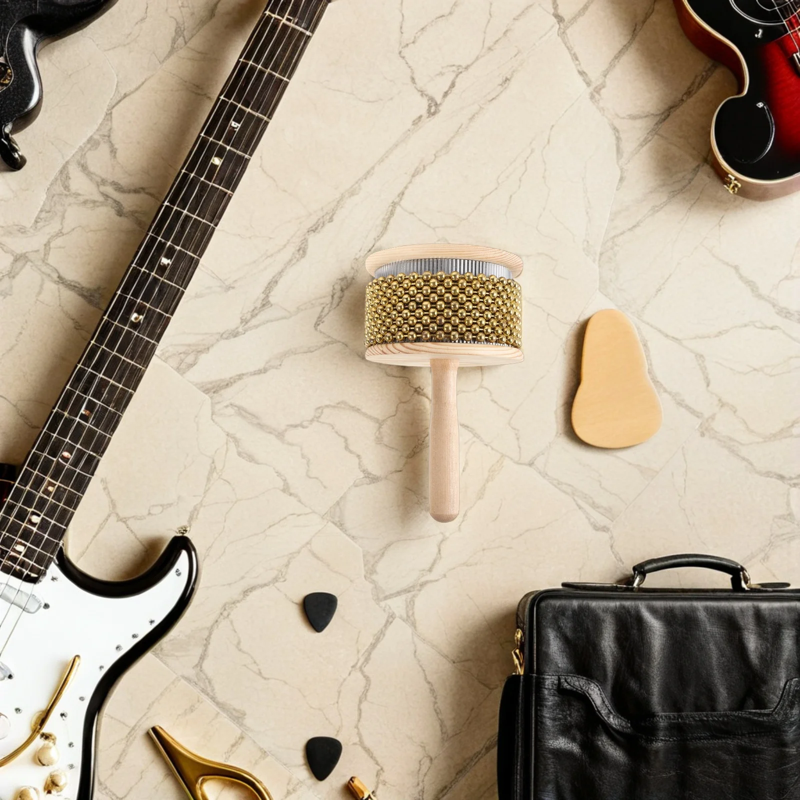 Cabasa Percussion Instrument African Wooden Handle Metal Shaker Portable Handheld Rhythm Music Latin Jazz Beginner
Cabasa Percussion Instrument African Wooden Handle Metal Shaker Portable Handheld Rhythm Music Latin Jazz Beginner