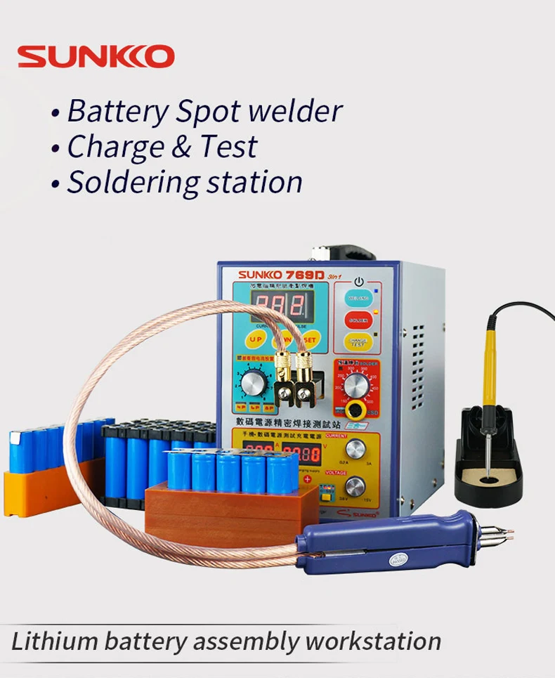 Machine Automatic Battery SUNKKO 769D Welding Welding PEN High with Spot Power Spot 70B Welder
Machine Automatic Battery SUNKKO 769D Welding Welding PEN High with Spot Power Spot 70B Welder