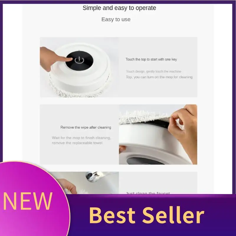 Silent Touch Mopping Robot Sweeping Wet And Dry All-In-One Cleaning Machine Easy To Use (White)
Silent Touch Mopping Robot Sweeping Wet And Dry All-In-One Cleaning Machine Easy To Use (White)