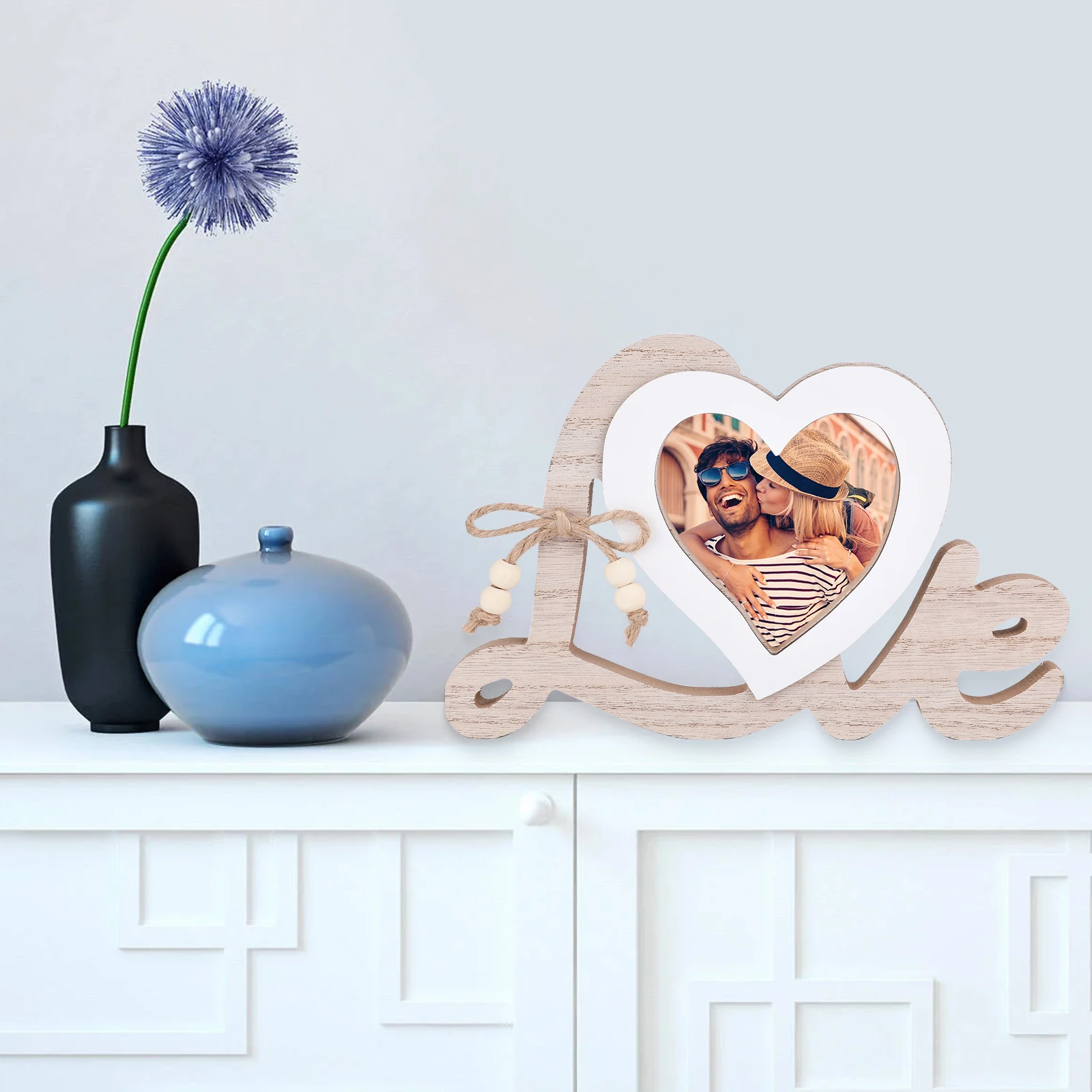 Wedding Wooden Photo Picture Frame Ornament Heart Shape Romantic Desktop Display Engagement Anniversary Decoration Accessories
Wedding Wooden Photo Picture Frame Ornament Heart Shape Romantic Desktop Display Engagement Anniversary Decoration Accessories