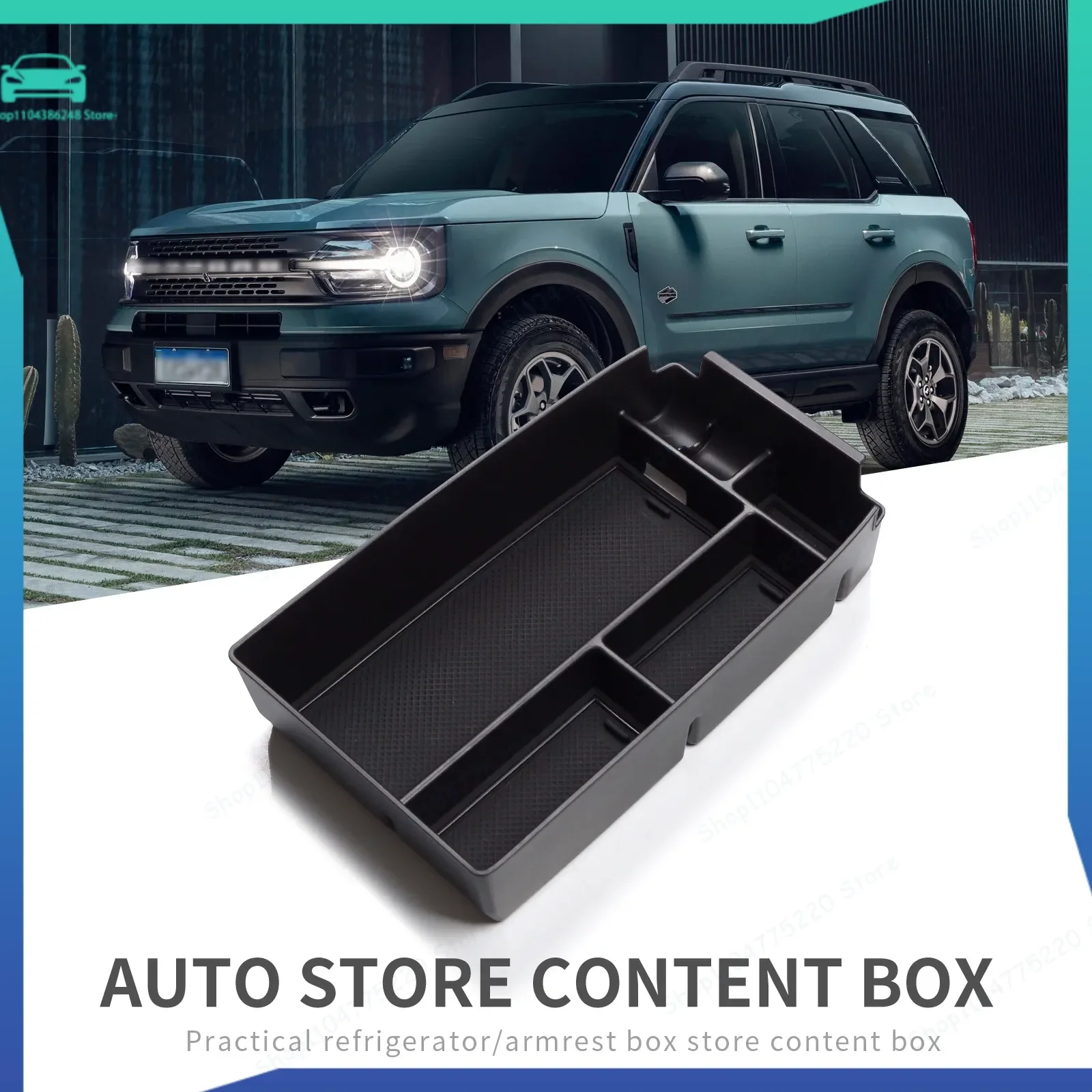 Center Console Armrest Storage Box Central Tray Organizers For Ford Escape 2020 - 2024/Bronco Sport 2021-2024
Center Console Armrest Storage Box Central Tray Organizers For Ford Escape 2020 - 2024/Bronco Sport 2021-2024