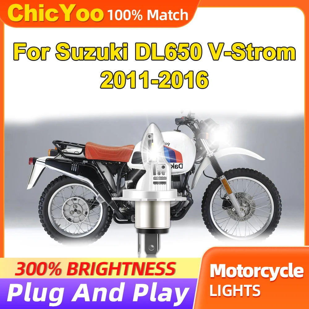 10000LM H4 LED Motorcycle Headlight Bulb 60W High Low Beam Moto Headlamp 12V For Suzuki DL650 V-Strom 2011-2013 2014 2015 2016
10000LM H4 LED Motorcycle Headlight Bulb 60W High Low Beam Moto Headlamp 12V For Suzuki DL650 V-Strom 2011-2013 2014 2015 2016