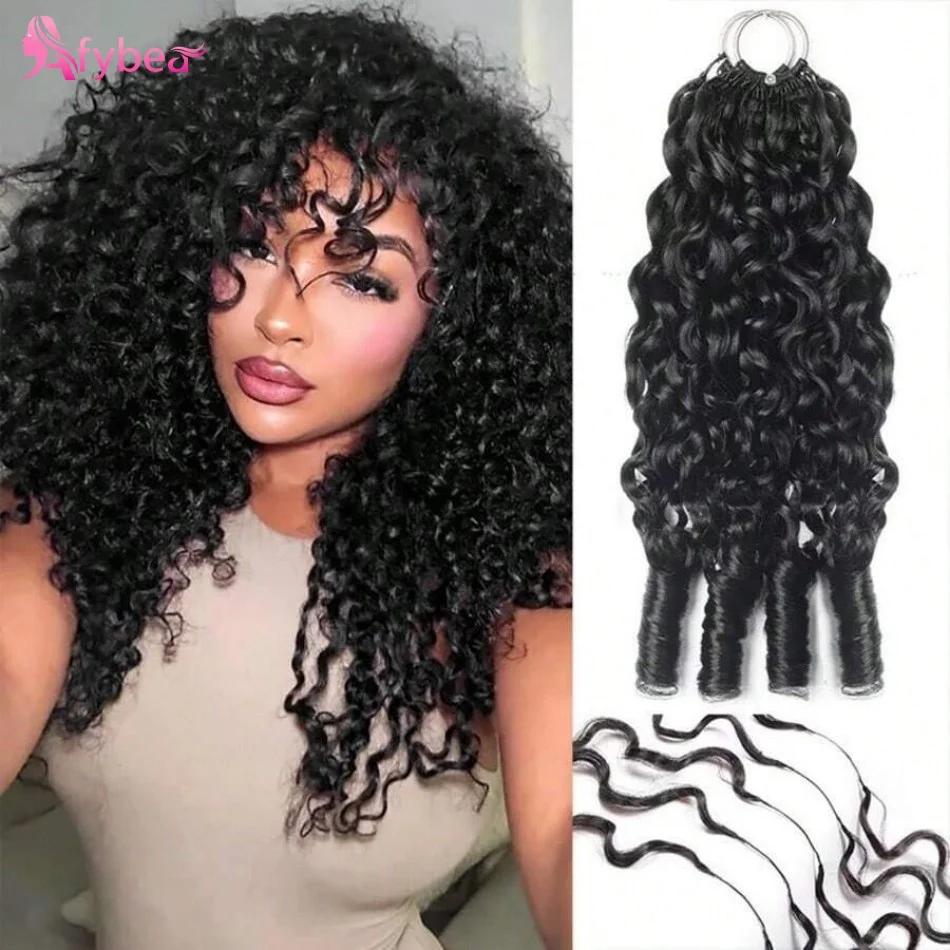 Burmese Curly Crochet Human Hair 20 30Inch Knotless Pre-Separated Feather Human Hair Bundles Extensions Water Wave Braiding Hair
Burmese Curly Crochet Human Hair 20 30Inch Knotless Pre-Separated Feather Human Hair Bundles Extensions Water Wave Braiding Hair