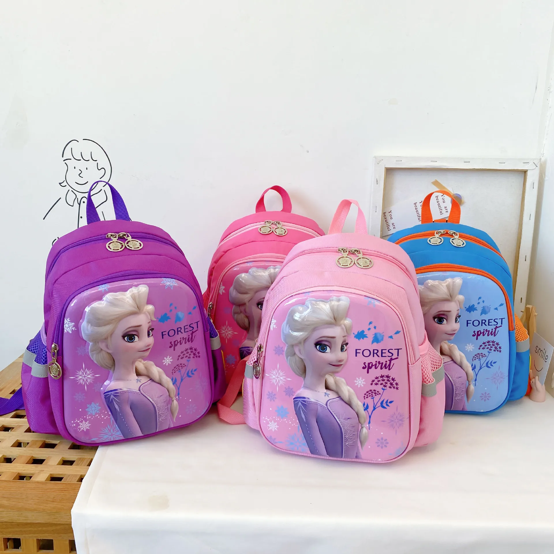 Disney Frozen Girl Kindergarten Backpack Elsa Anna Student Shoulder Orthopedic School Bag Kids Gifts Large Capacity Mochilas
Disney Frozen Girl Kindergarten Backpack Elsa Anna Student Shoulder Orthopedic School Bag Kids Gifts Large Capacity Mochilas