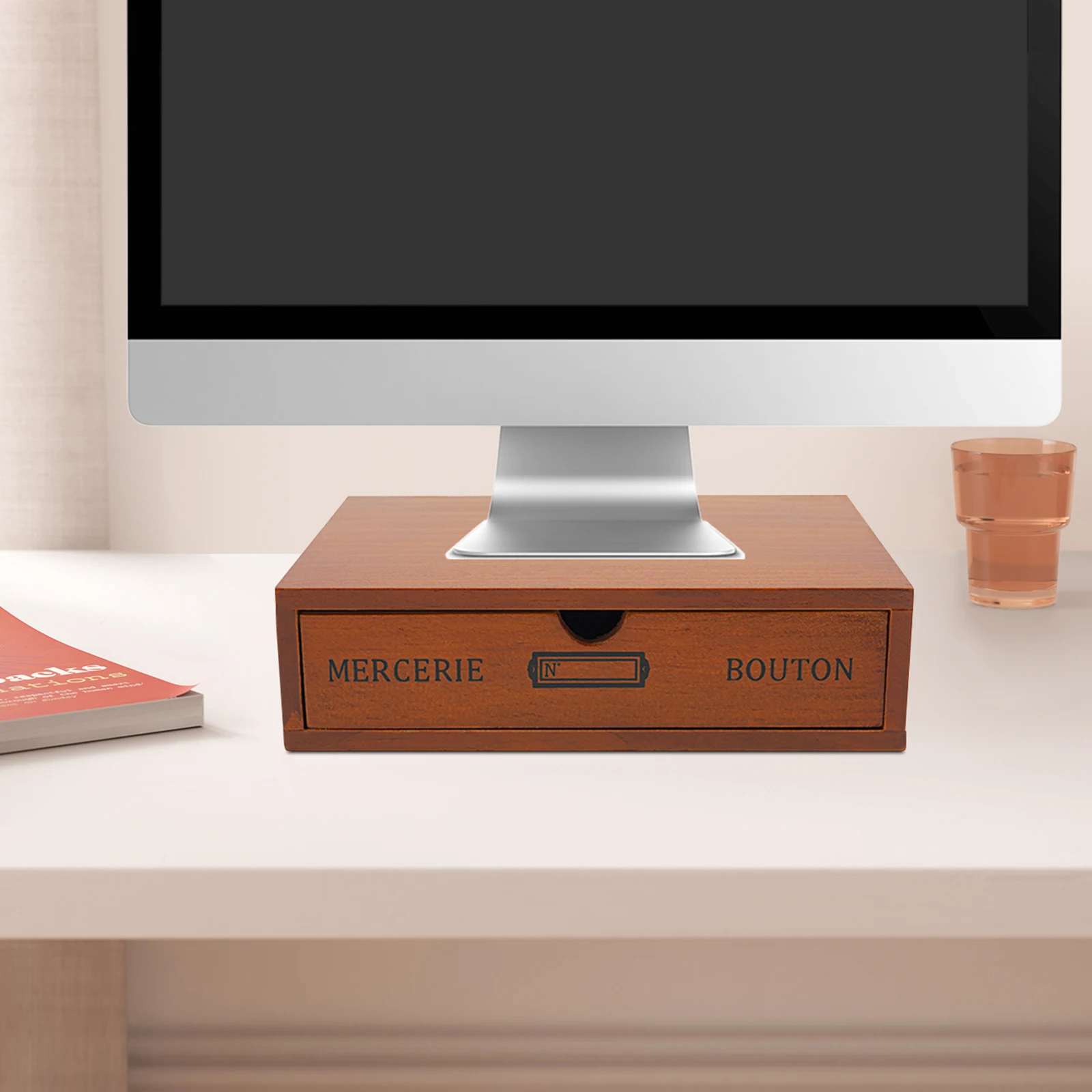 Ящик для хранения с одним ящиком, деревянный настольный органайзер для ювелирных изделий, органайзер для настольного ящика, подставка для компьютера, офис, комоды
Ящик для хранения с одним ящиком, деревянный настольный органайзер для ювелирных изделий, органайзер для настольного ящика, подставка для компьютера, офис, комоды