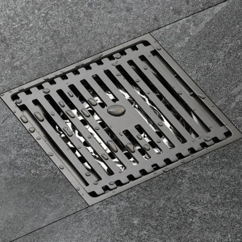 Square odor proof floor drain, stainless steel balcony, gray floor drain for washing machine, bathroom shower floor drain
Square odor proof floor drain, stainless steel balcony, gray floor drain for washing machine, bathroom shower floor drain