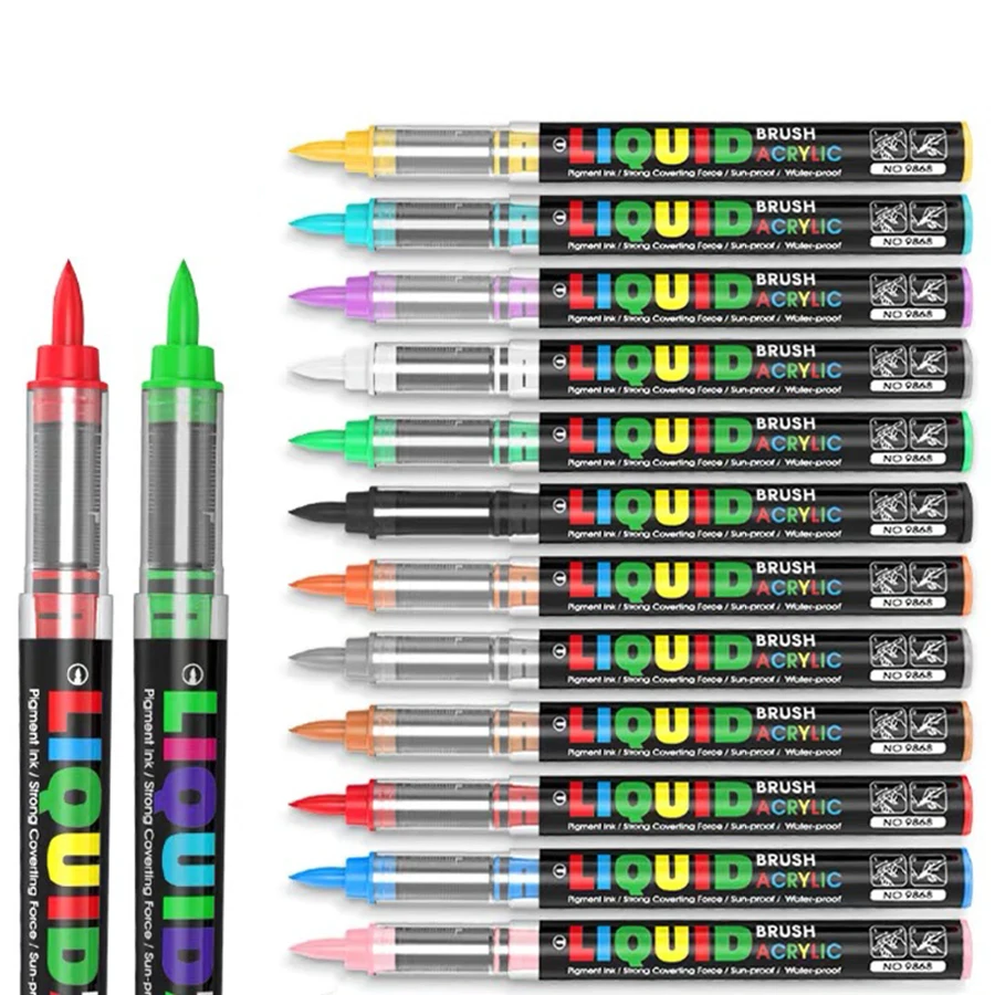 12/24/36 color liquid marker soft tip, used for hand-drawn illustrations, sketches, signatures, comics, writing and drawing mark
12/24/36 color liquid marker soft tip, used for hand-drawn illustrations, sketches, signatures, comics, writing and drawing mark