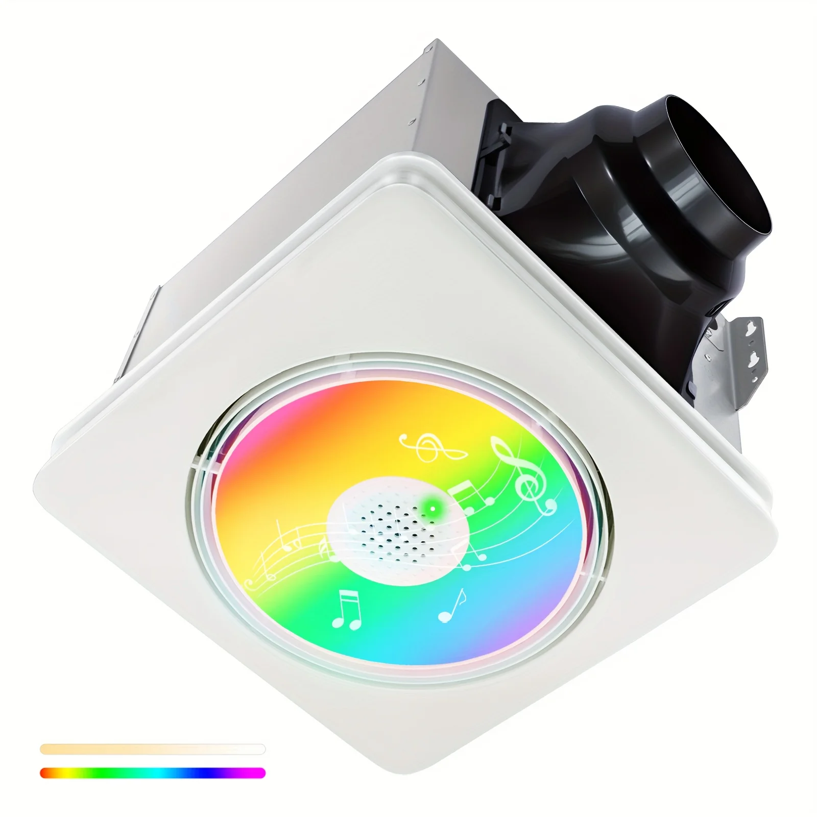 GROWNEER Bathroom Fan with 110/160 CFM And 1.0 Sone, Featuring a Light, 40W Exhaust Capability, Humidity Sensor, 9 RGB Settings, 1500Lm Brightness with 3CCT Options, And a Nightlight, Designed for Easy Installation
GROWNEER Bathroom Fan with 110/160 CFM And 1.0 Sone, Featuring a Light, 40W Exhaust Capability, Humidity Sensor, 9 RGB Settings, 1500Lm Brightness with 3CCT Options, And a Nightlight, Designed for Easy Installation
