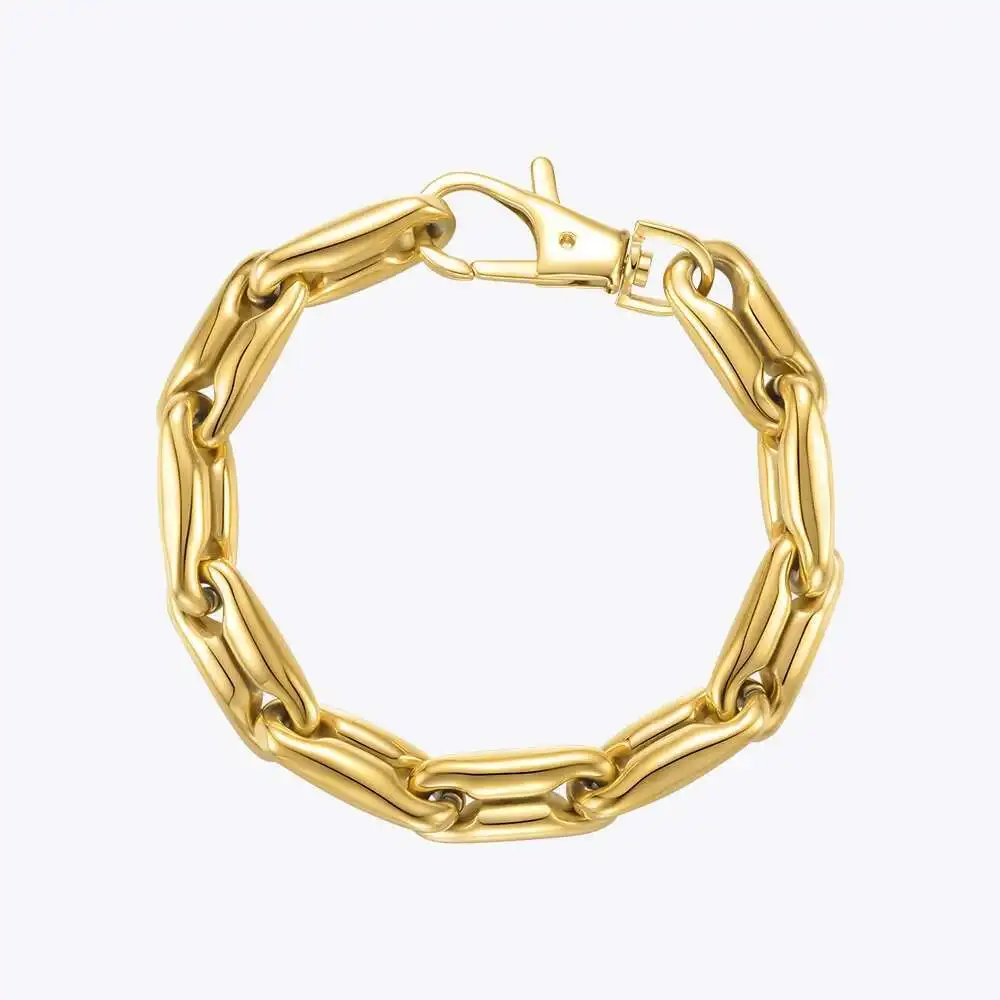 ENFASHION Heavy Goth Machine Bracelet For Women Gold Color Chunky Bracelets Fashion Jewelry 2021 Stainless Steel Pulseras B2239
ENFASHION Heavy Goth Machine Bracelet For Women Gold Color Chunky Bracelets Fashion Jewelry 2021 Stainless Steel Pulseras B2239