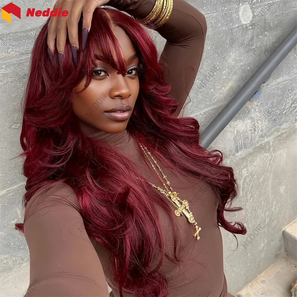 natural Burgundy Body Wave 13x4 Lace Front Wig 13x6 Long Neddie Preplucked Frontal 100% Human Hair Wigs For Women Choice On Sale
natural Burgundy Body Wave 13x4 Lace Front Wig 13x6 Long Neddie Preplucked Frontal 100% Human Hair Wigs For Women Choice On Sale
