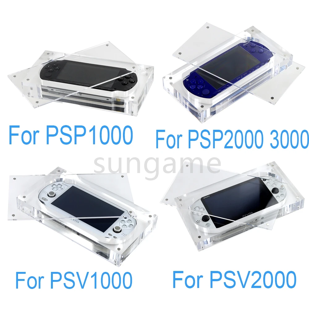1pc Transparent Storage Magnetic Acrylic Box For PSV1000 PSV2000 PSP1000 2000 3000 Game Console Cover Shell Box Display Stand
1pc Transparent Storage Magnetic Acrylic Box For PSV1000 PSV2000 PSP1000 2000 3000 Game Console Cover Shell Box Display Stand