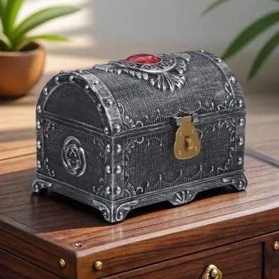 Пластиковая шкатулка для украшений в ретро-стиле: для колец, серег, ожерелий, браслетов, декоративная, для туалетного столика
Пластиковая шкатулка для украшений в ретро-стиле: для колец, серег, ожерелий, браслетов, декоративная, для туалетного столика