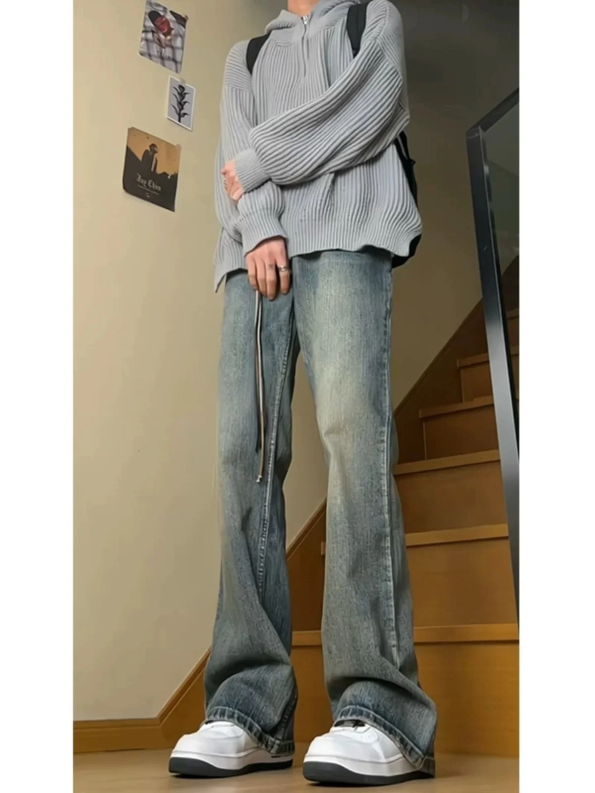 Cleanfit Vintage Blue Jeans Men's Trendy Brand Haome High-End Feeling Pants Leg Lengthening Slim Straight Tube Pants
Cleanfit Vintage Blue Jeans Men's Trendy Brand Haome High-End Feeling Pants Leg Lengthening Slim Straight Tube Pants