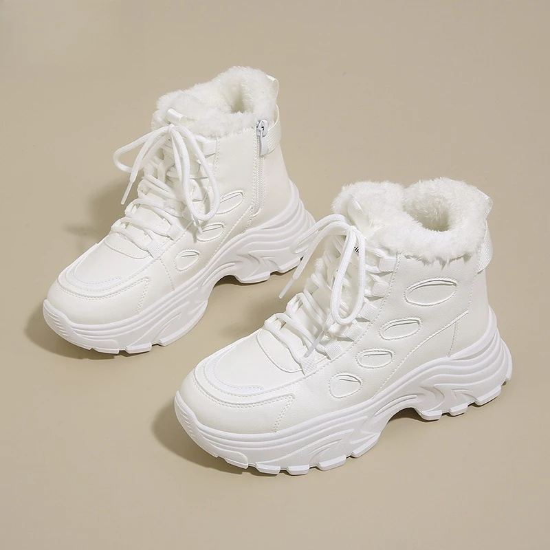 Cotton Shoes Women's Winter Velvet Thickeneded Outdoor Shoes 2025 New Non-Slip Waterproof Casual Women's Shoes
Cotton Shoes Women's Winter Velvet Thickeneded Outdoor Shoes 2025 New Non-Slip Waterproof Casual Women's Shoes