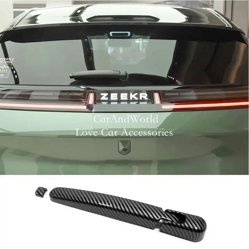 ABS Carbon Fiber Rear Wiper Rain Windshield Gear Cover Sticker Trims Car Moulding Accessories For ZEEKER X 5 Seat 2023-2025
ABS Carbon Fiber Rear Wiper Rain Windshield Gear Cover Sticker Trims Car Moulding Accessories For ZEEKER X 5 Seat 2023-2025