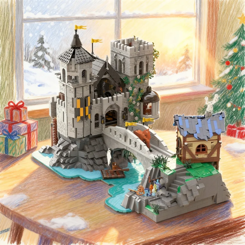 NEW 4799PCS MOC Medieval Castle Serpent S Citadel Model Building Block DIY Creative Idea Assembly Display Gift Collectible Home
NEW 4799PCS MOC Medieval Castle Serpent S Citadel Model Building Block DIY Creative Idea Assembly Display Gift Collectible Home