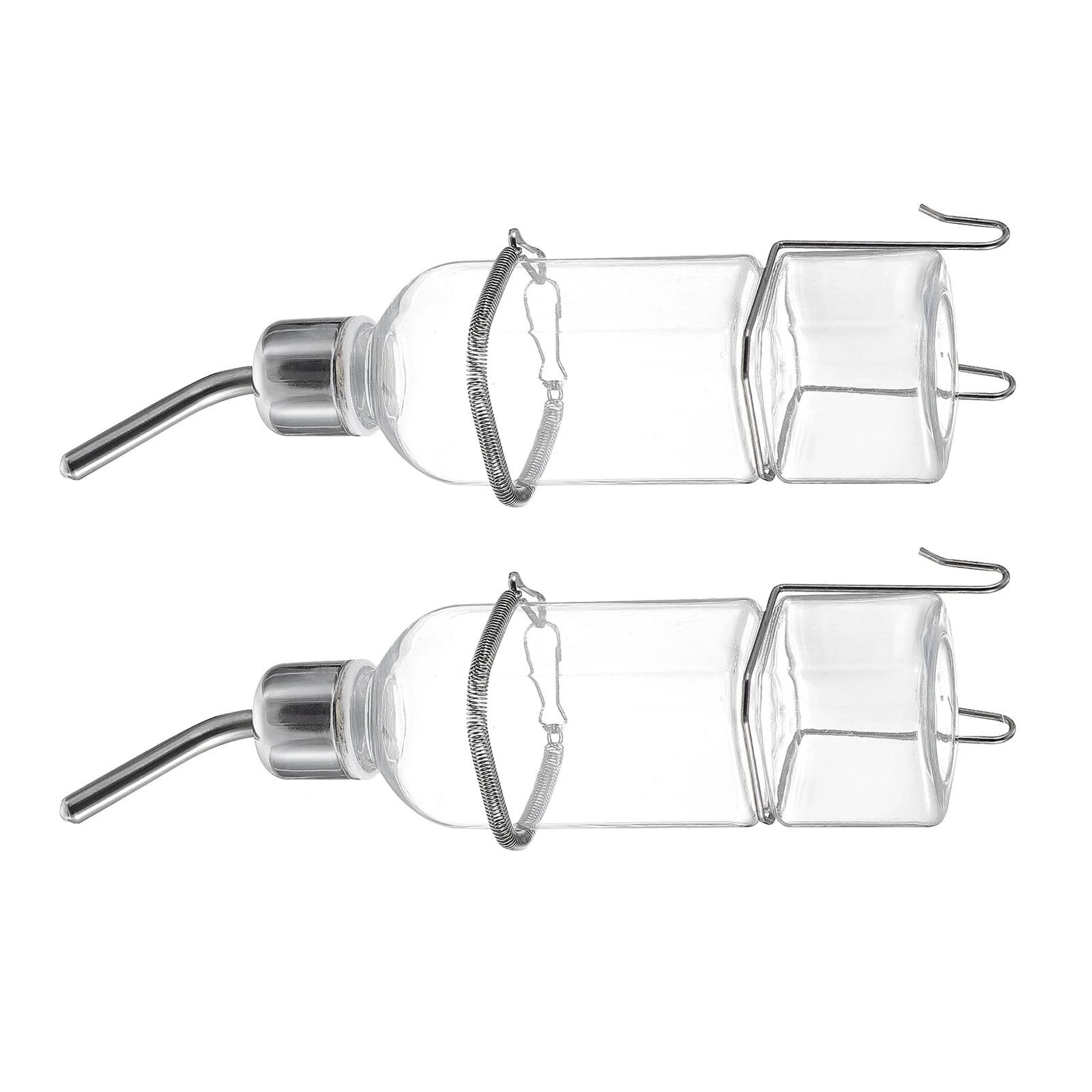 2pcs Water Dispenser Stainless Steel Pet Drinking Bottle for Guinea Pig Rodent Birds Transparent Hay Feeder Rat Fountain
2pcs Water Dispenser Stainless Steel Pet Drinking Bottle for Guinea Pig Rodent Birds Transparent Hay Feeder Rat Fountain