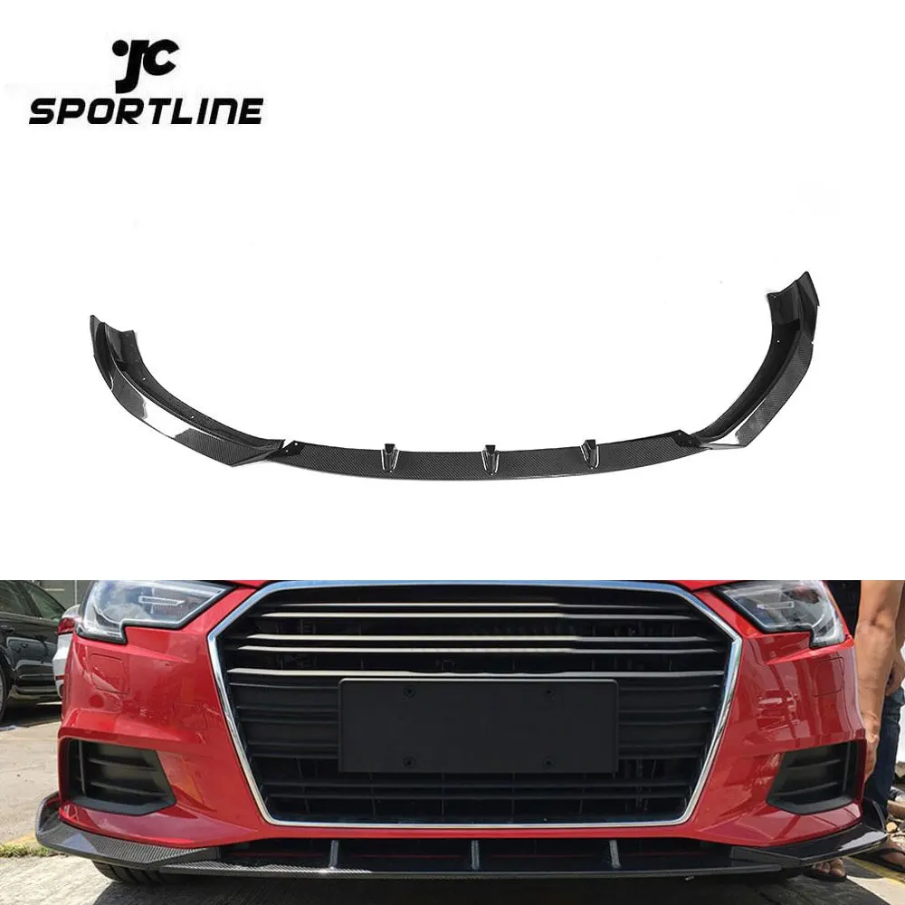Carbon Fiber A3 Front Bumper Lip Splitter Spoiler For Audi A3 Sedan 2017 2018
Carbon Fiber A3 Front Bumper Lip Splitter Spoiler For Audi A3 Sedan 2017 2018