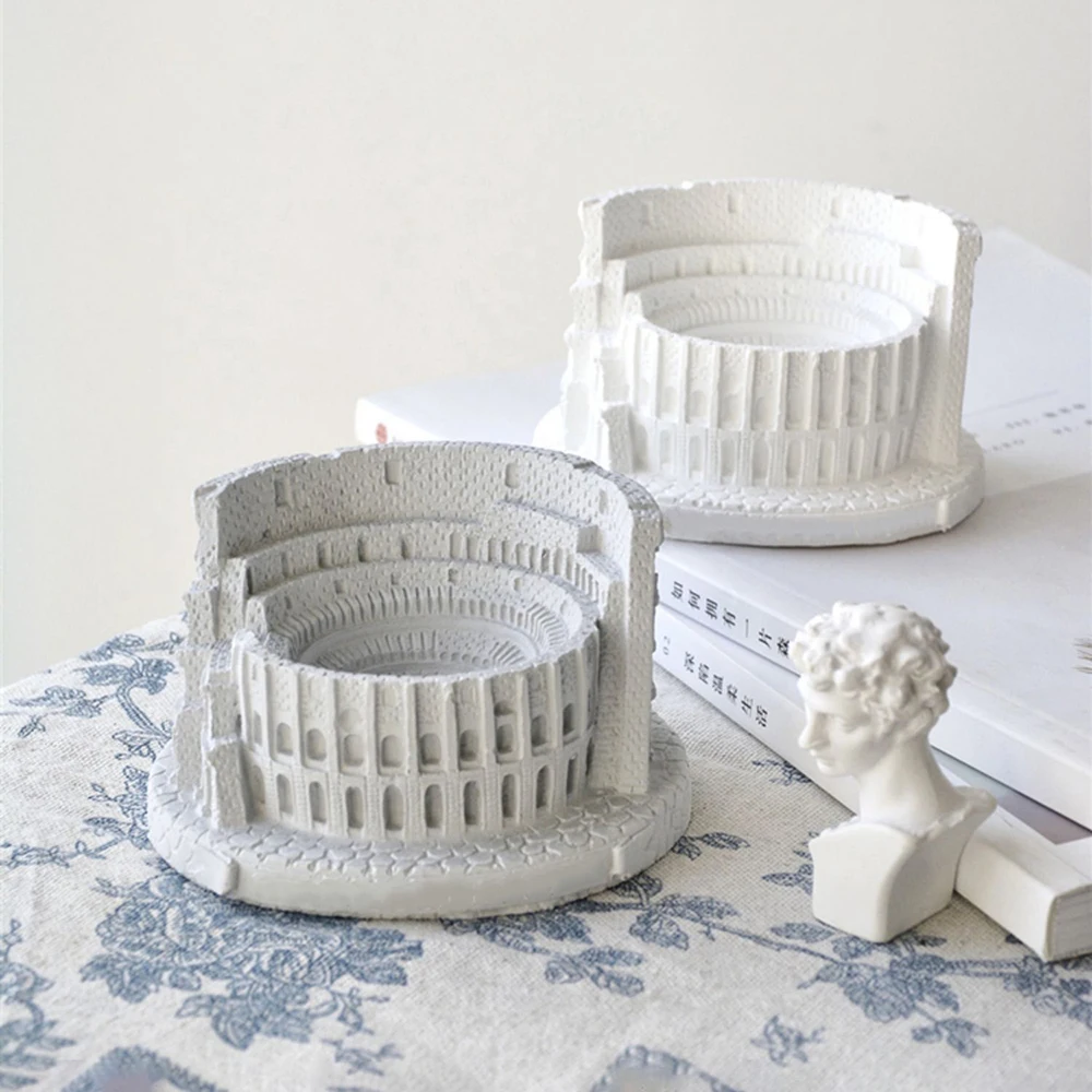 Silicone Mold For Cement Gypsum Colosseum Aromatherapy Stone Decoration Handmade DIY Bedroom Fragrance Decoration Mould
Silicone Mold For Cement Gypsum Colosseum Aromatherapy Stone Decoration Handmade DIY Bedroom Fragrance Decoration Mould