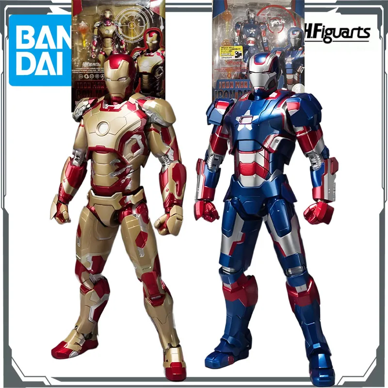 Оригинальная фигурка Bandai S.H.Figuarts IRON MAN Mark42 и IRON PATRIOT, экшн-фигурка, игрушки для мальчиков, подарок, Коллекционная модель
Оригинальная фигурка Bandai S.H.Figuarts IRON MAN Mark42 и IRON PATRIOT, экшн-фигурка, игрушки для мальчиков, подарок, Коллекционная модель
