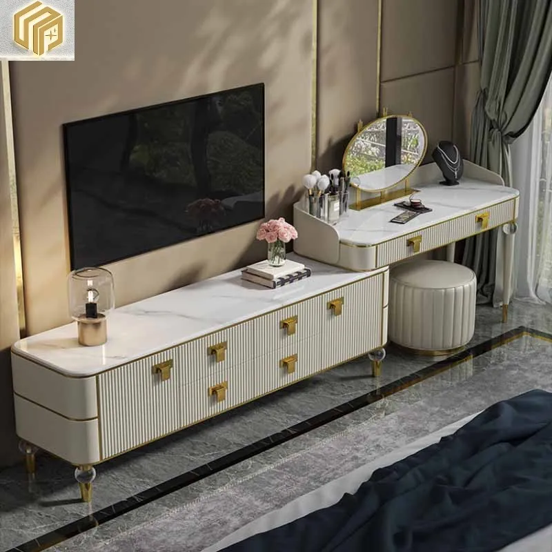 Light Luxury Dressing Table Combination Bedroom TV Cabinet Storage Cabinet Integrated Makeup Table
Light Luxury Dressing Table Combination Bedroom TV Cabinet Storage Cabinet Integrated Makeup Table