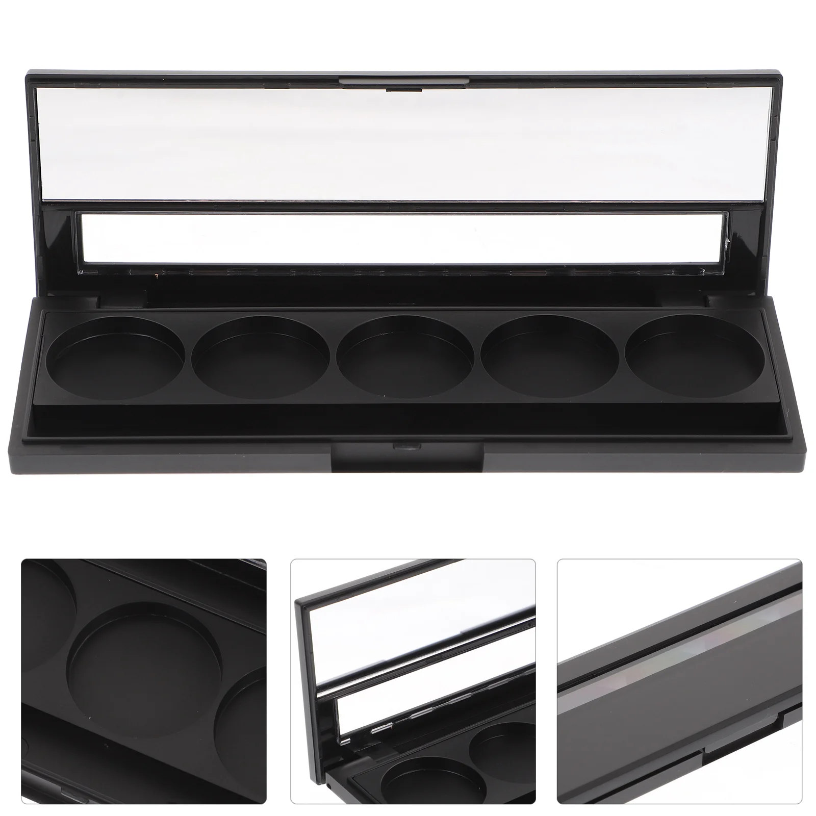 2Pcs 26mm Eyeshadow 5 Colors Empty Eyeshadow Box Eyeshadow Subpackaging Case Black Eyeshadow Palette 5 Colors Box
2Pcs 26mm Eyeshadow 5 Colors Empty Eyeshadow Box Eyeshadow Subpackaging Case Black Eyeshadow Palette 5 Colors Box