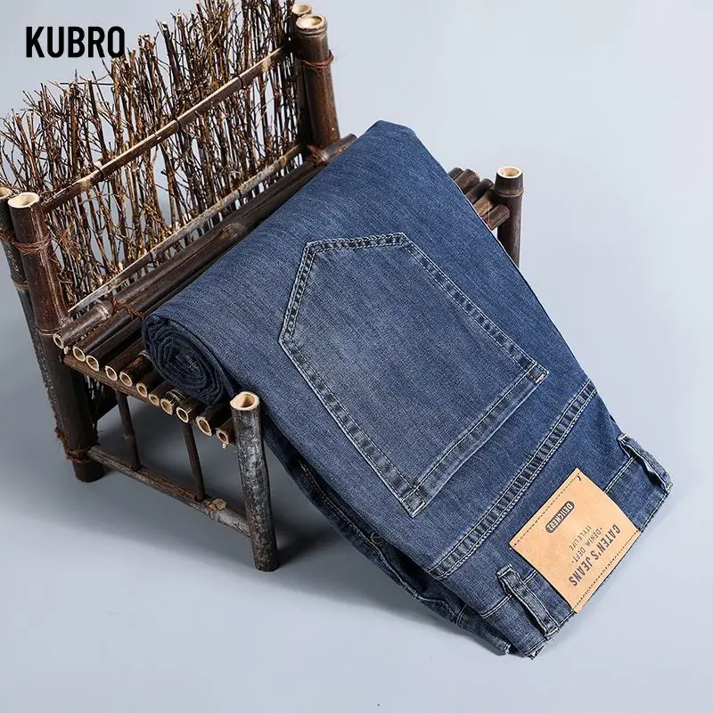High-end Men's Autumn and Winter Bestseller Denim Stretch Straight-leg Loose Pluse-sized Casual 9-inch Jeans Men Clothing Pants
High-end Men's Autumn and Winter Bestseller Denim Stretch Straight-leg Loose Pluse-sized Casual 9-inch Jeans Men Clothing Pants