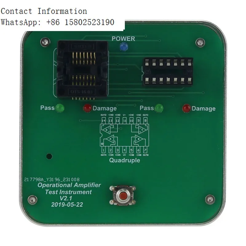 OAT-100 4-Channel OP AMP Tester Operational Amplifier Tester Operational Amplifier Test Instrument